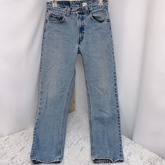 Levi's Denim - Vintage Levis 505 Regular Fit Straight Leg Blue Denim Jean 30x32
